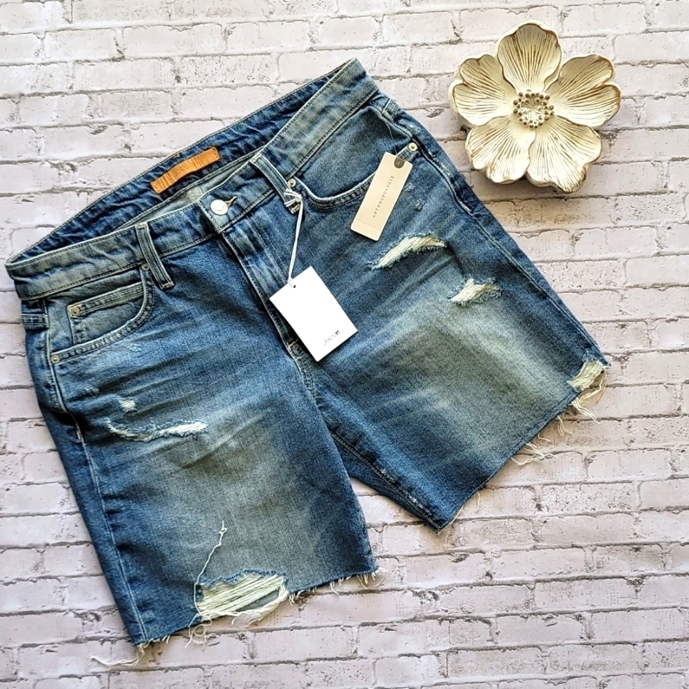 NWT | JOE'S Distressed Cut-Off Denim Shorts - 27